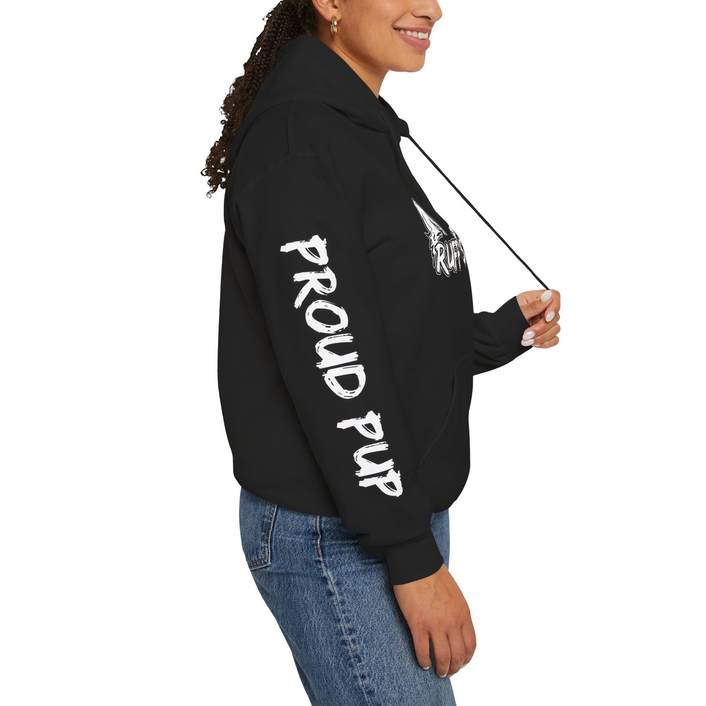 Pup Pride Flag Hoodie — Bright Colorful Pup Pride Sweatshirt