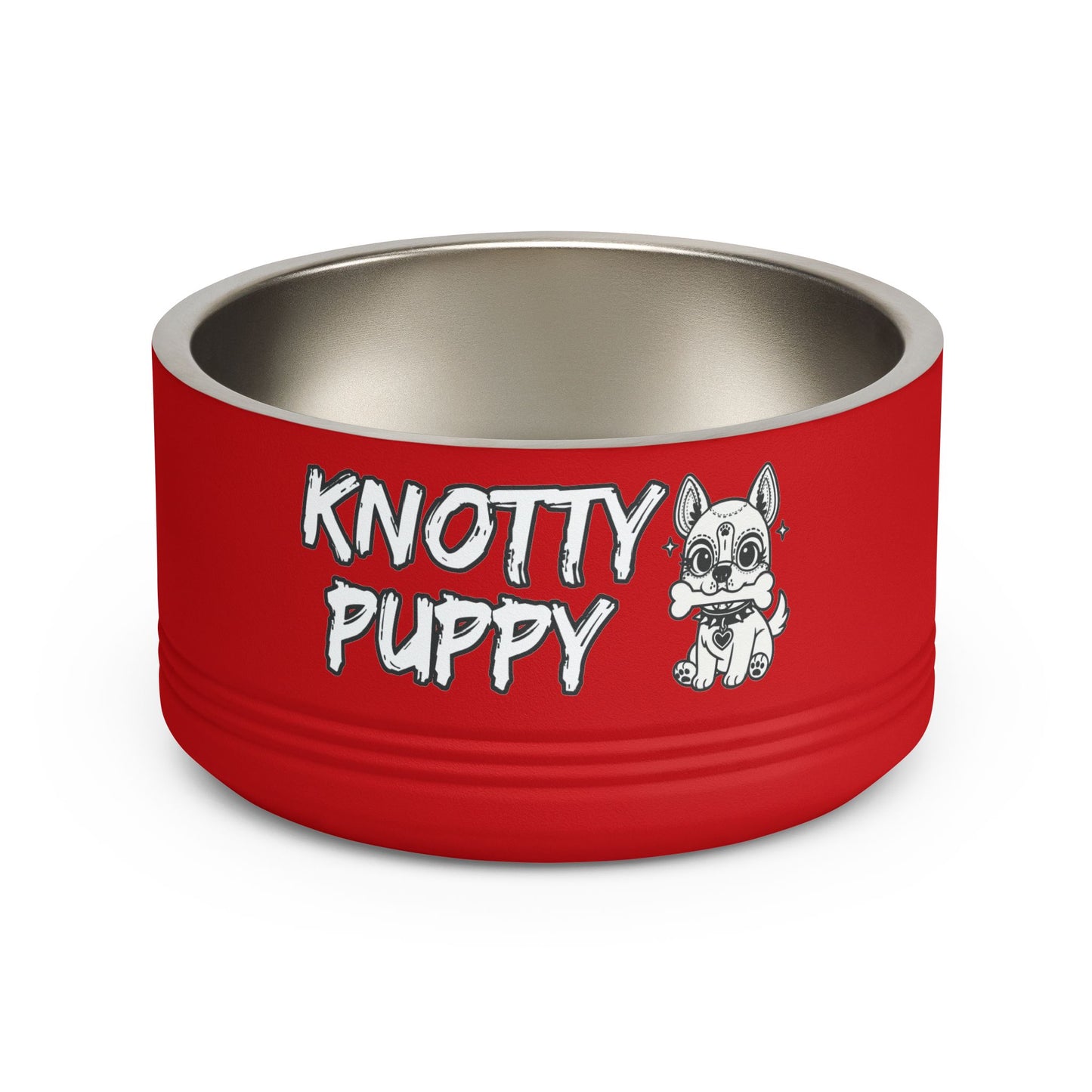 Knotty Puppy Treats Pup Bowl — 18oz Puppy Play Treat Dish