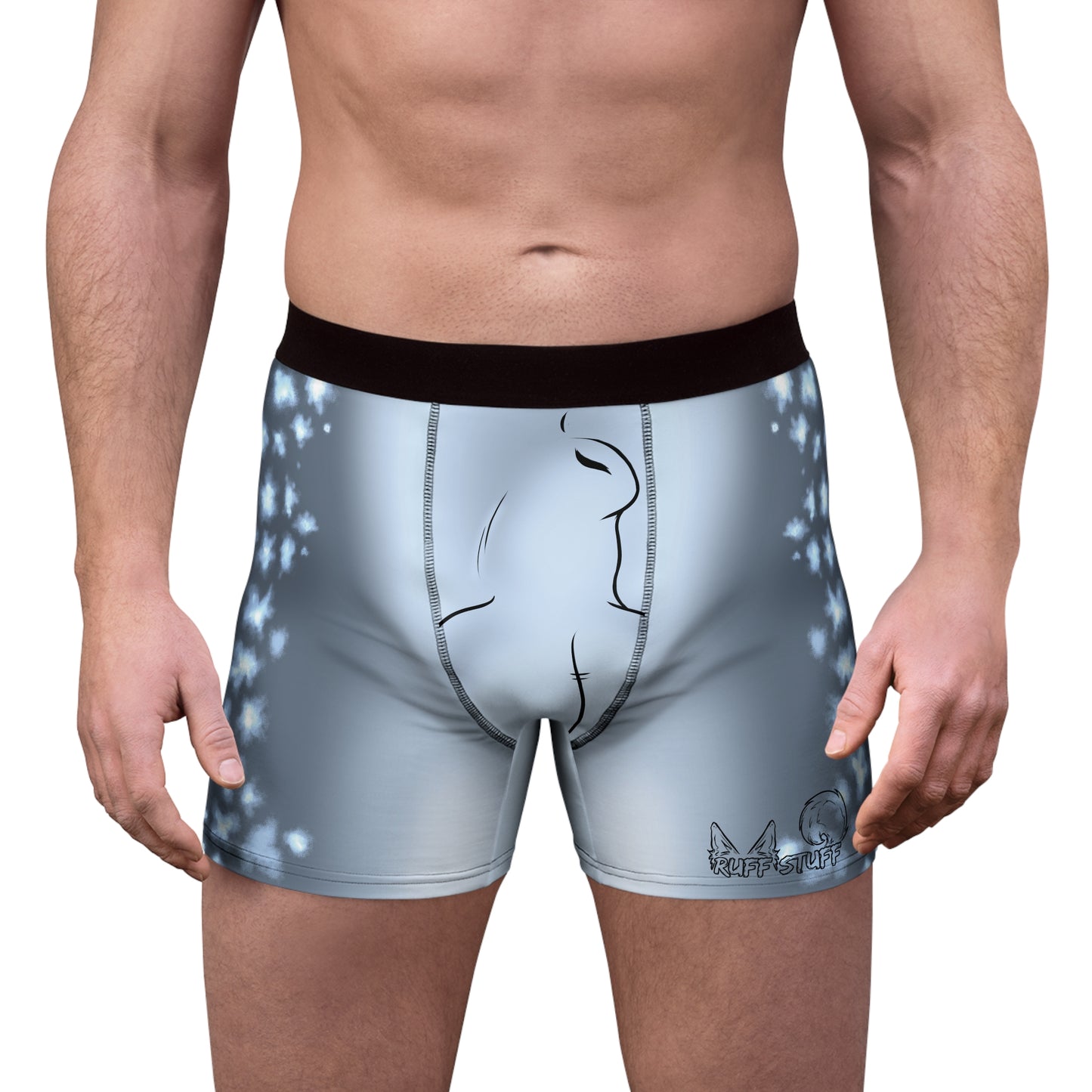Dappled Horse Print — Furry Boxer Briefs