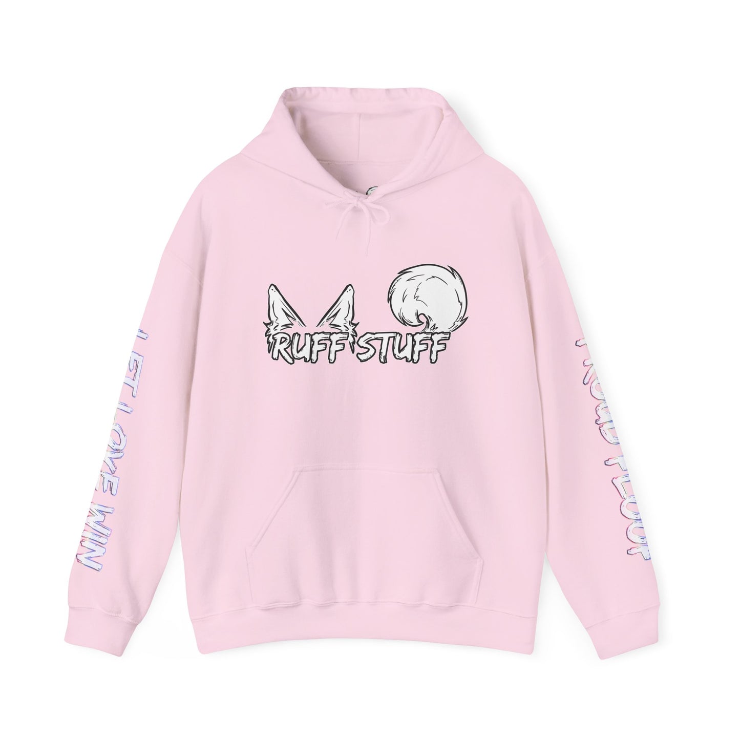 Pan Pride Furry Flag Hoodie — Bright Colorful Furry Pride Sweatshirt