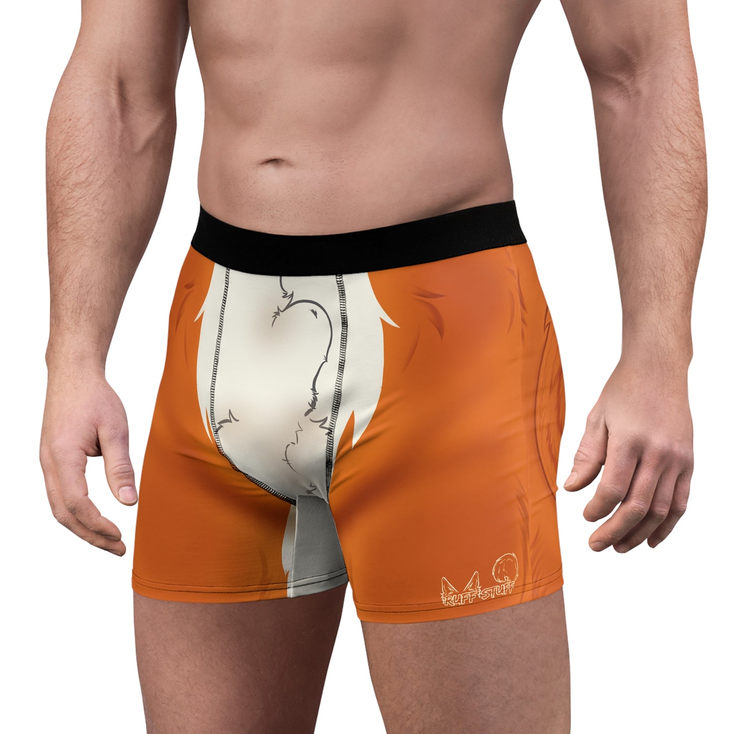Furry Fox Boxer Briefs — Fox Fursona All-Over Print
