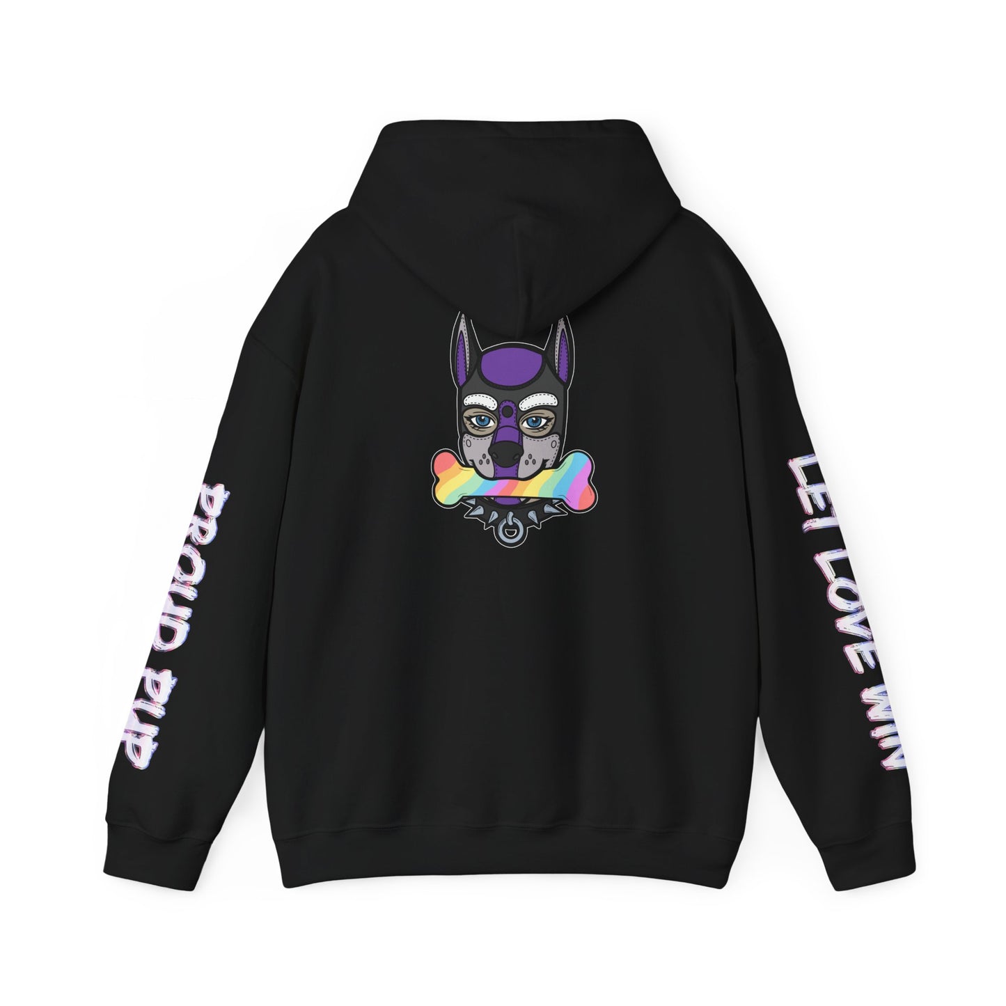 Ace Pup Pride Month Flag Hoodie — Bright Colorful Pup Pride Sweatshirt