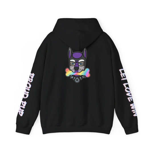 Ace Pup Pride Month Flag Hoodie — Bright Colorful Pup Pride Sweatshirt