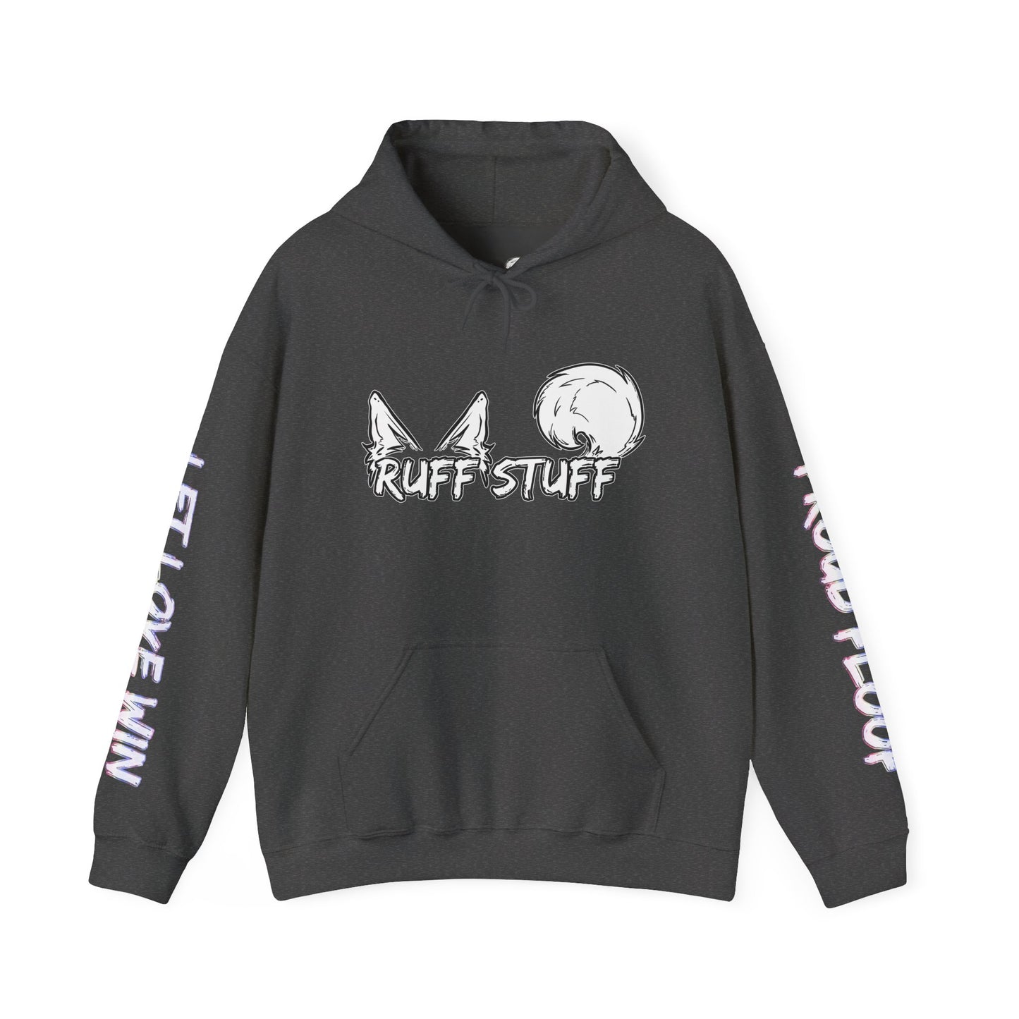 Pride Month Furry Flag Hoodie — Bright Colorful Furry Pride Sweatshirt