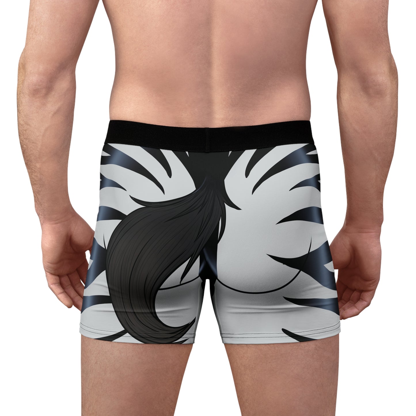 Zebra Print - Furry Boxer Briefs