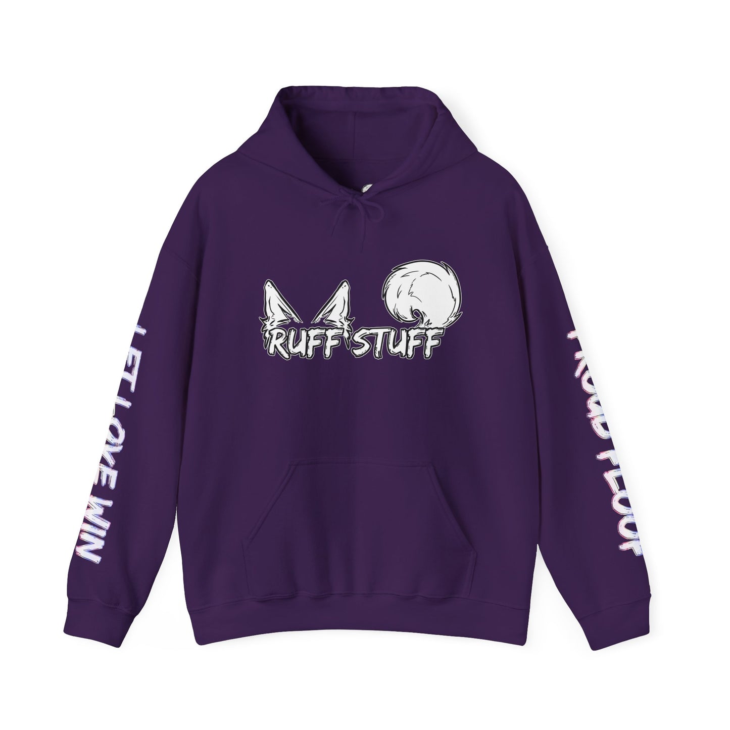 Demi Pride Month Flag Hoodie — Bright Colorful Furry Pride Sweatshirt