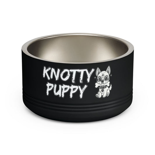 Knotty Puppy Treats Pup Bowl — 18oz Puppy Play Treat Dish