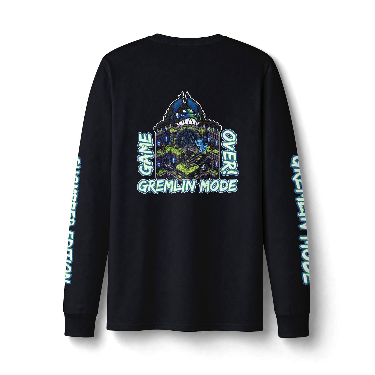 "Gremlin Mode - Game Over" Dri Power Tee — Chompper Edition