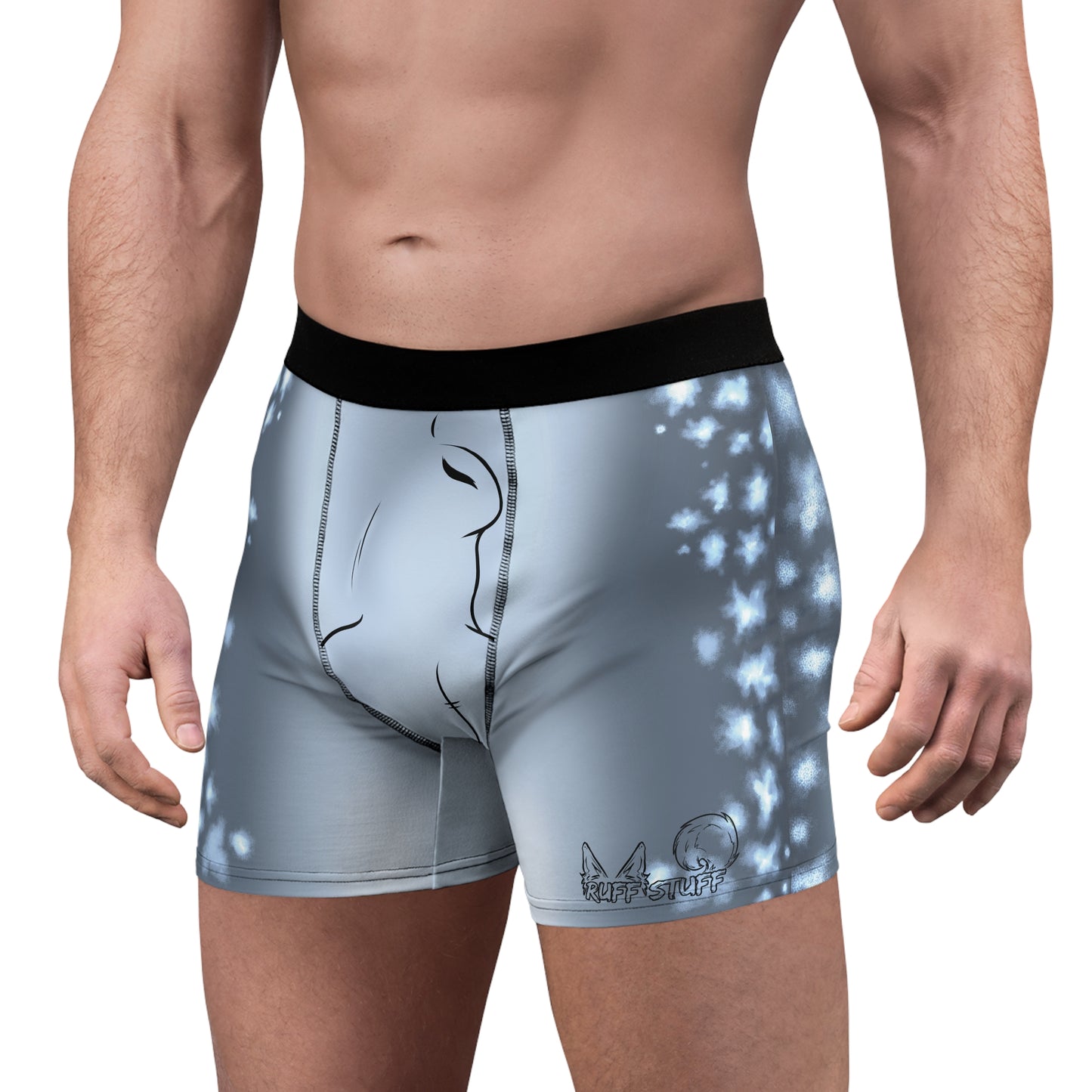 Dappled Horse Print — Furry Boxer Briefs