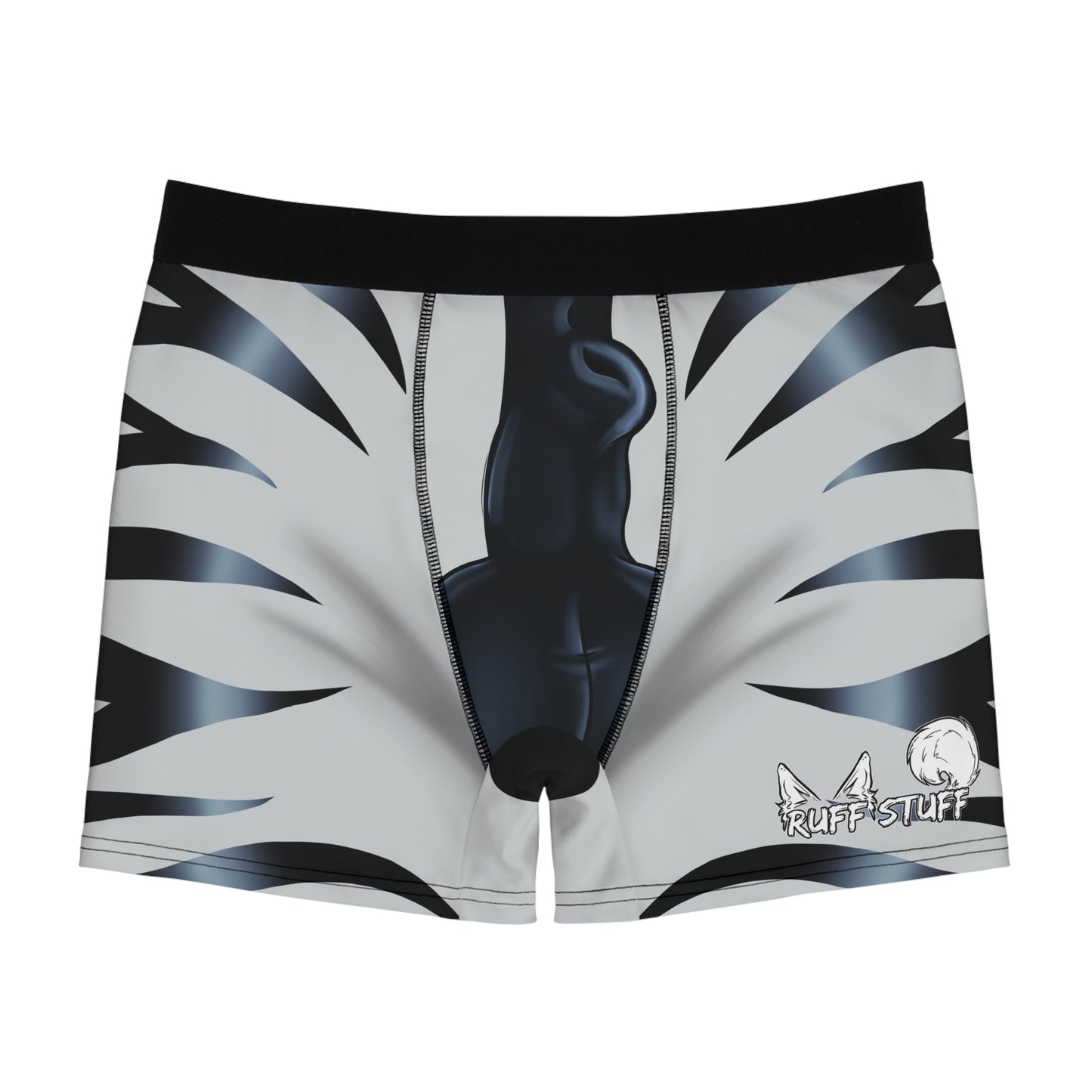 Zebra Print - Furry Boxer Briefs