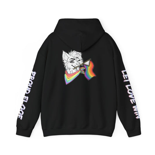 Pride Month Furry Flag Hoodie — Bright Colorful Furry Pride Sweatshirt