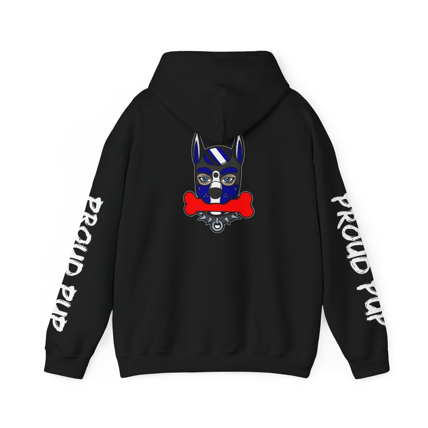 Pup Pride Flag Hoodie — Bright Colorful Pup Pride Sweatshirt