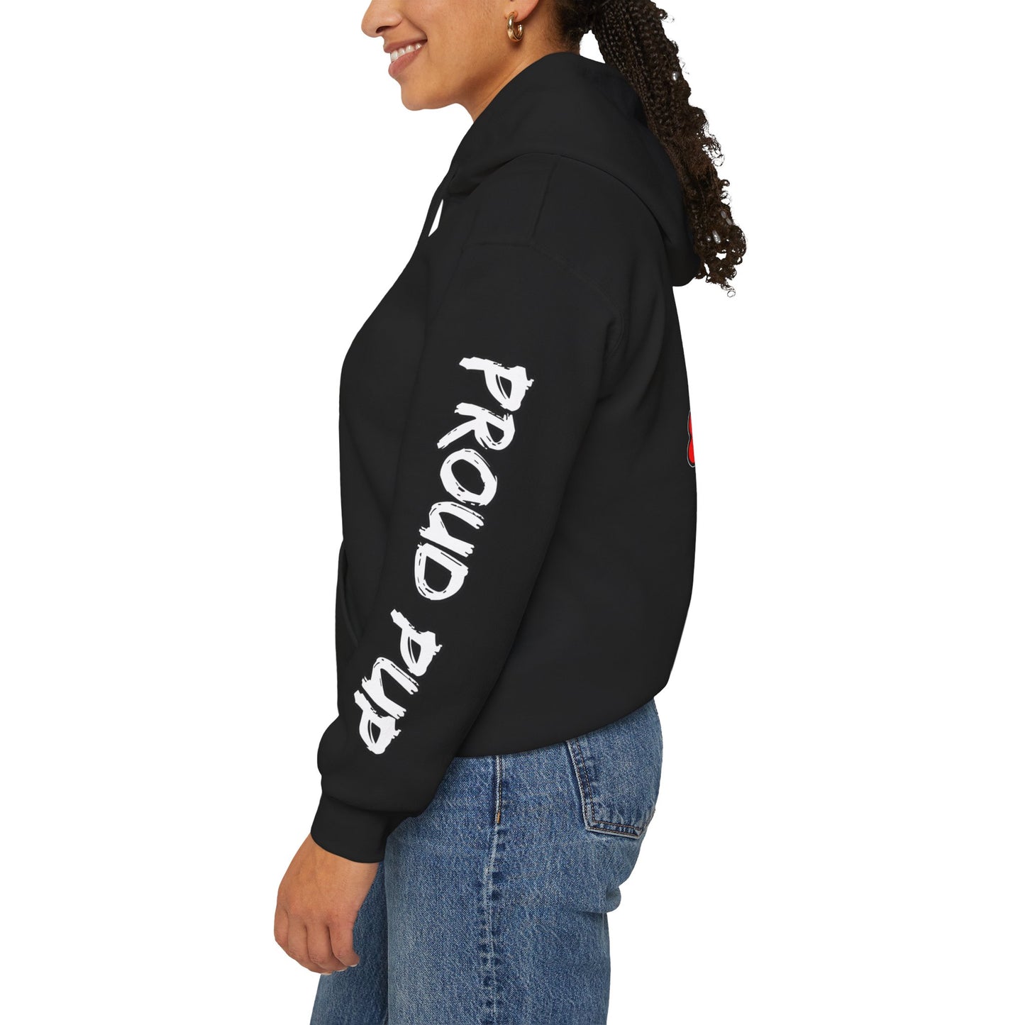 Pup Pride Flag Hoodie — Bright Colorful Pup Pride Sweatshirt