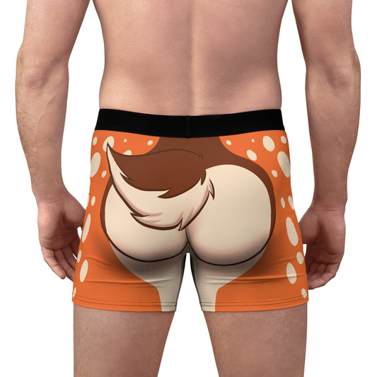 Fallow Deer Print — Furry Boxer Briefs
