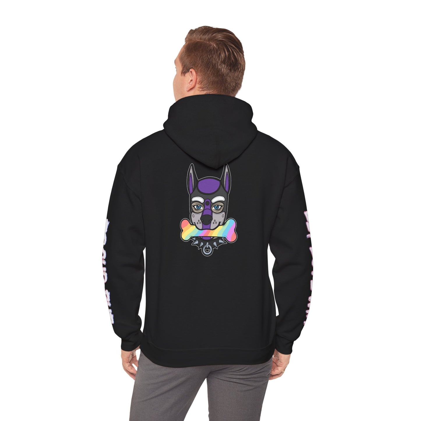 Ace Pup Pride Month Flag Hoodie — Bright Colorful Pup Pride Sweatshirt